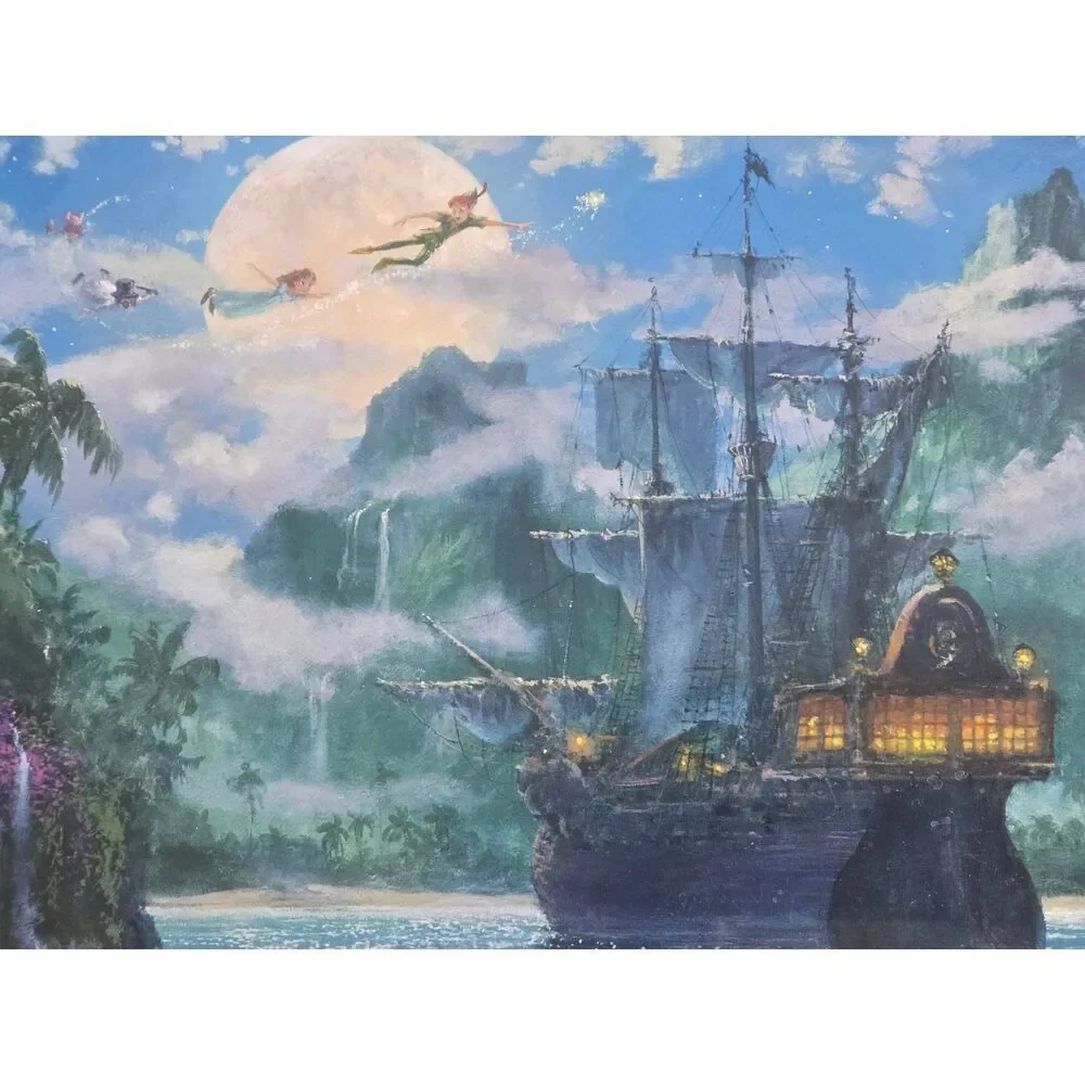 Disney Special Art Collection Moonrise Over Pirates Cove 1000 Pcs Jigsaw Puzzle